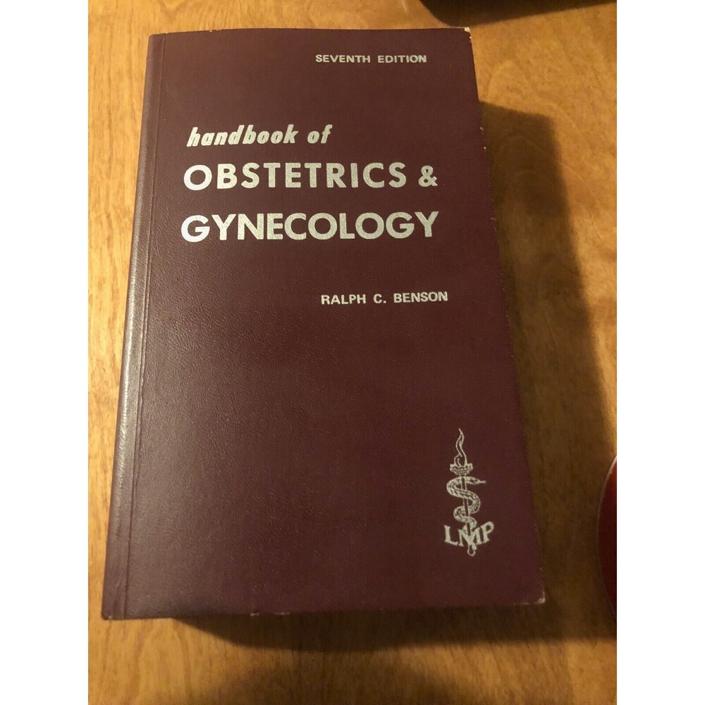Handbook of Obstetrics & Gynecology 7th edition‎ Ralph Benson 1980